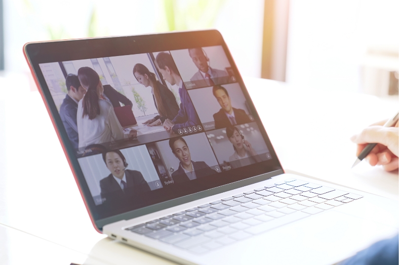 オンライン会議の様子